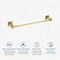 Kibi Cube Bathroom 18 Towel Bar - Brush Gold. KBA1507BG - alternate 2